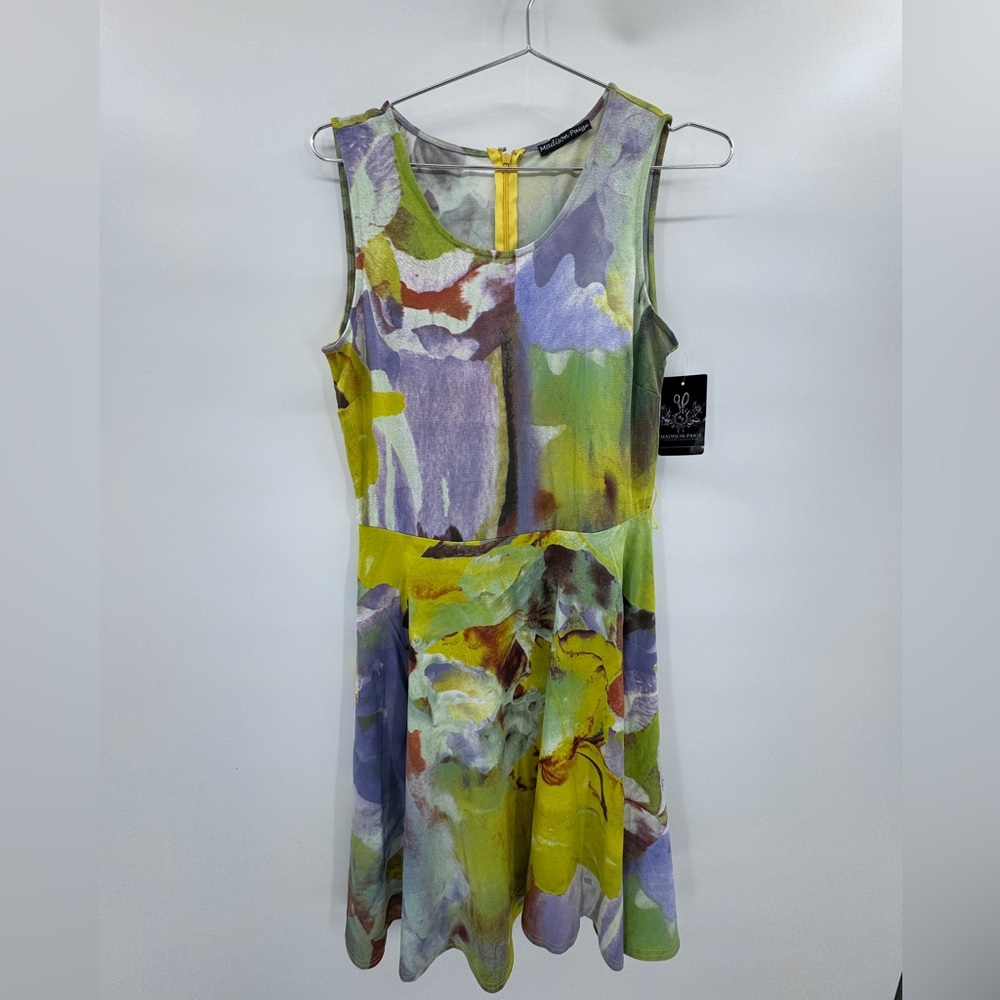 Madison Paige Floral Abstract Dress